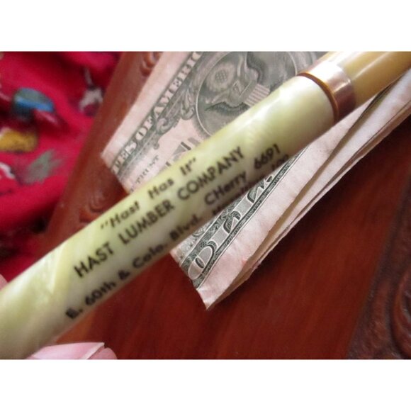 Vintage 50s HAST LUMBER COMPANY DENVER COLORADO MECHANICAL PENCIL Advertising - Picture 2 of 4